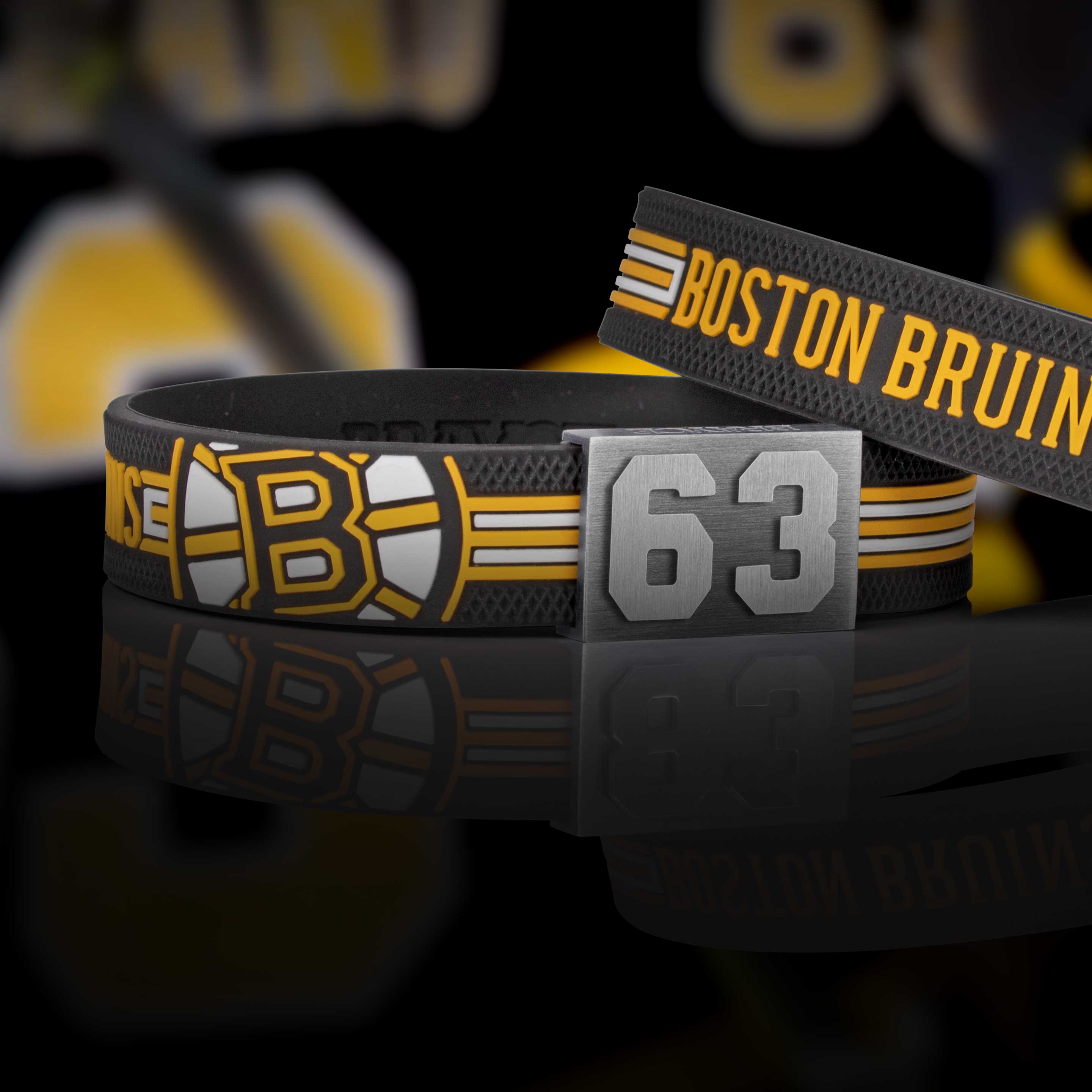 Boston Bruins bracelet atmo shot