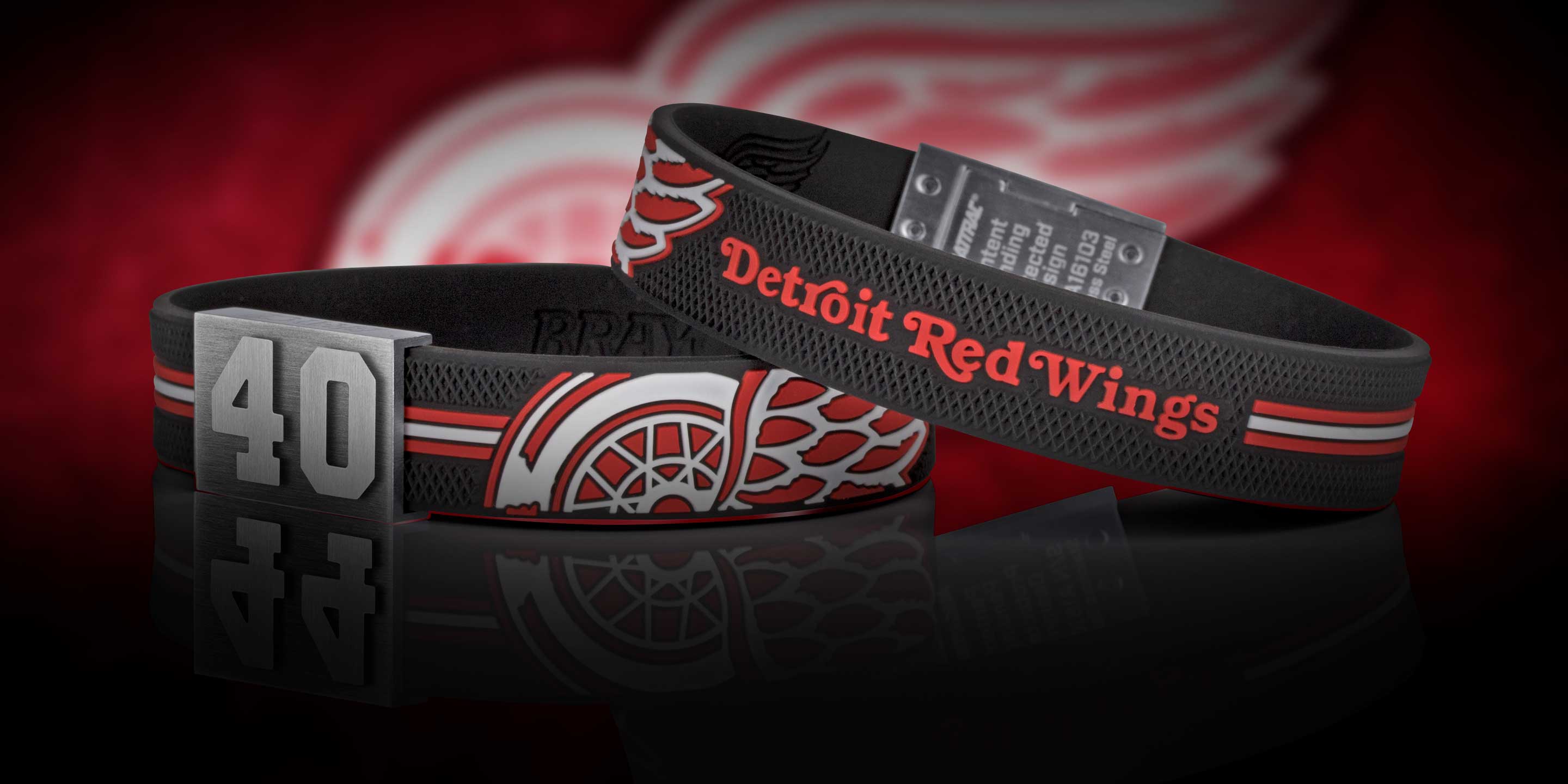 BRAYCE Detroit Red Wings Armband Nummer 40