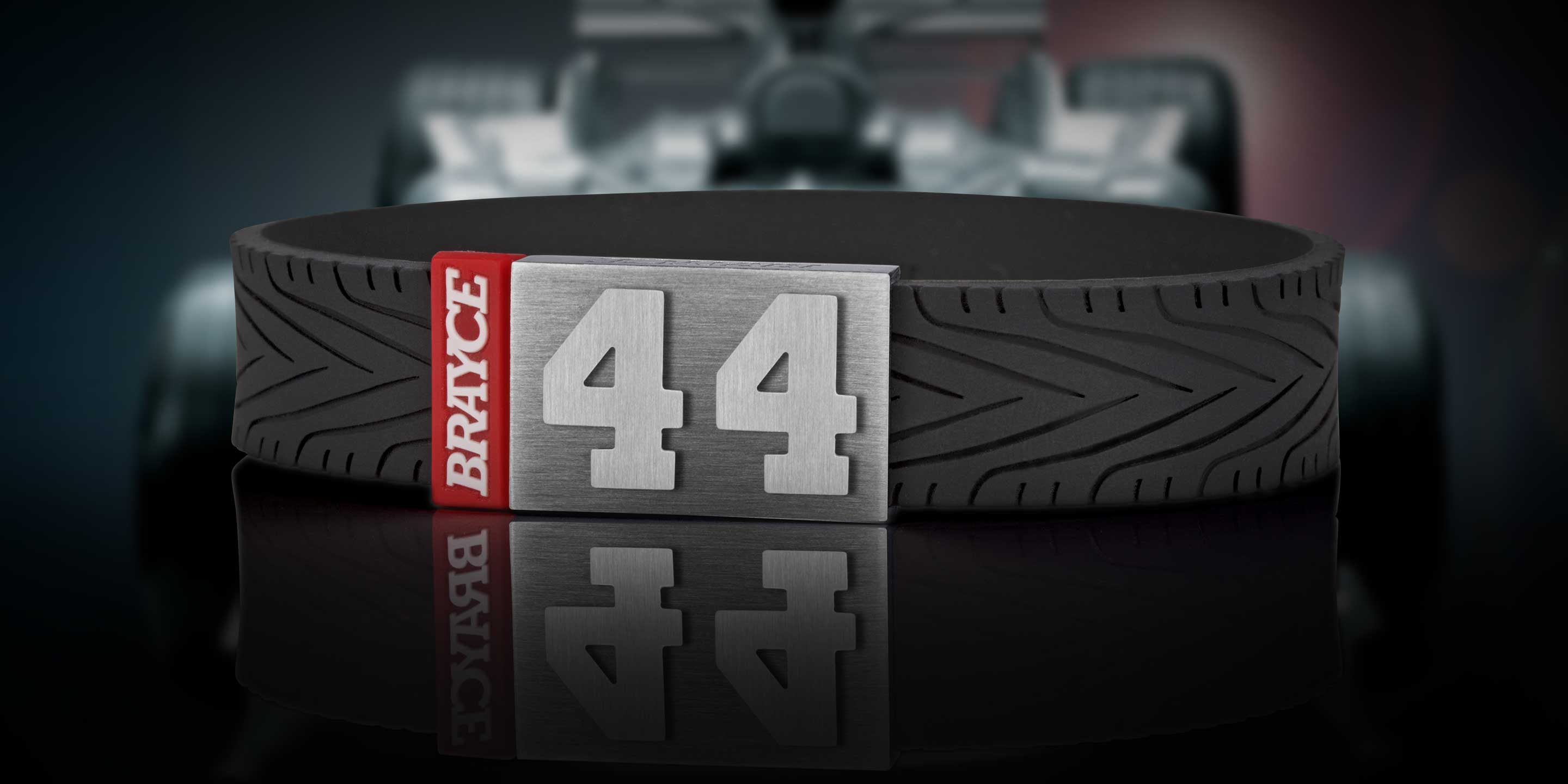 Racing Tyre Armband Nummer 44